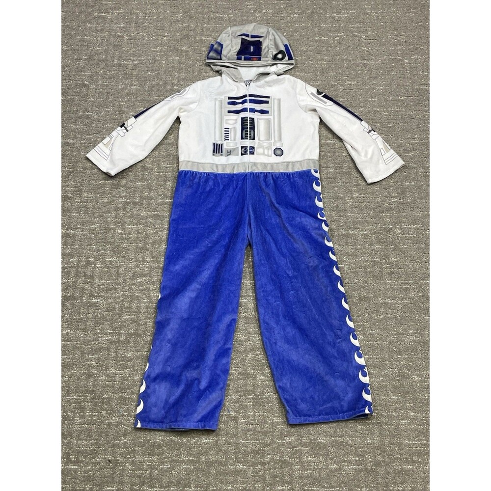 Star Wars Premium R2D2 Boys Child Costume Halloween 6 Small Pajamas One Piece
